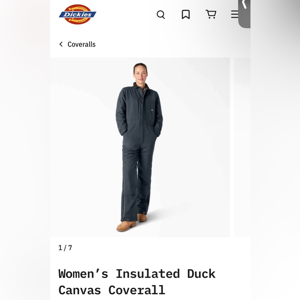 Dickies Insulated Duck Canvas Coveralls